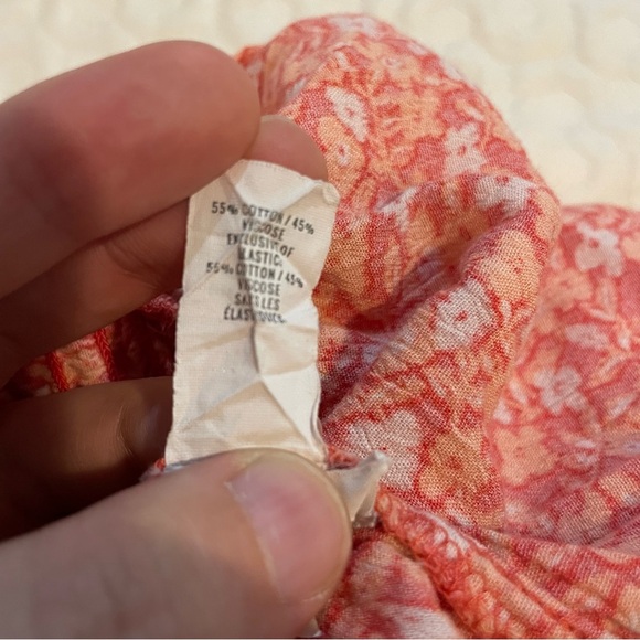 Aerie Flowy Smocked Floral Women's Shorts XS Cotton Blend Spring Summer Airy - Picture 10 of 10